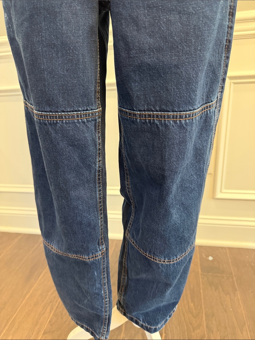 VTG Empyre Baggy Double Knee Skate Jeans Indigo Blue Wash Men’s Size 28 - Picture 10 of 12